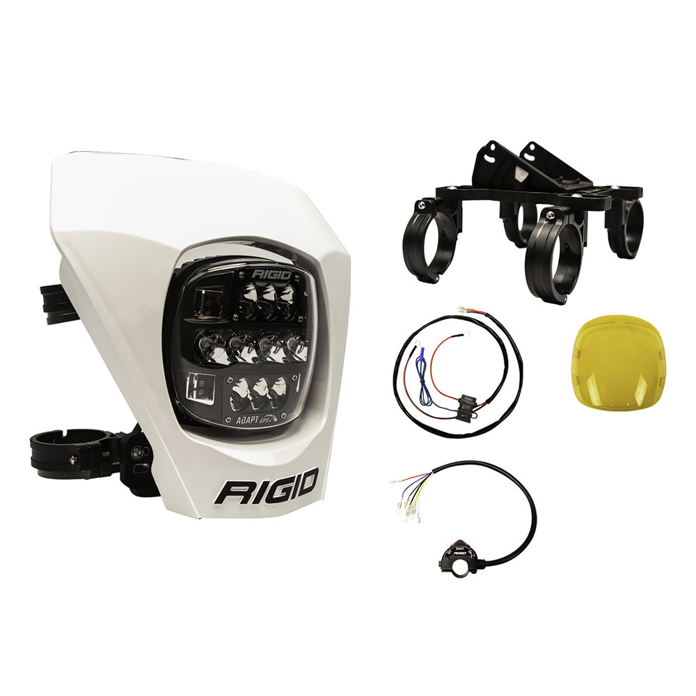 RIGID Industries Adapt XE Extreme Enduro LED Moto Kit White 300417